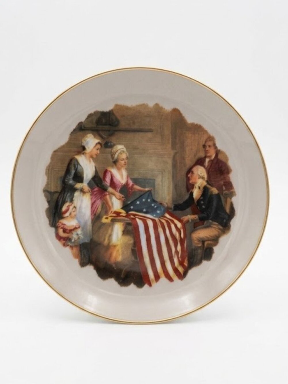 The First Stars & Stripes Collectors Plate The Museum Collection Washington 1976